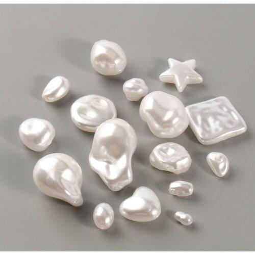 Charms Irregular Imitation Baroque Pearl Beads for DIY Jewelry Making Women Baroque Bead Drop Earrings Punk Jewelry