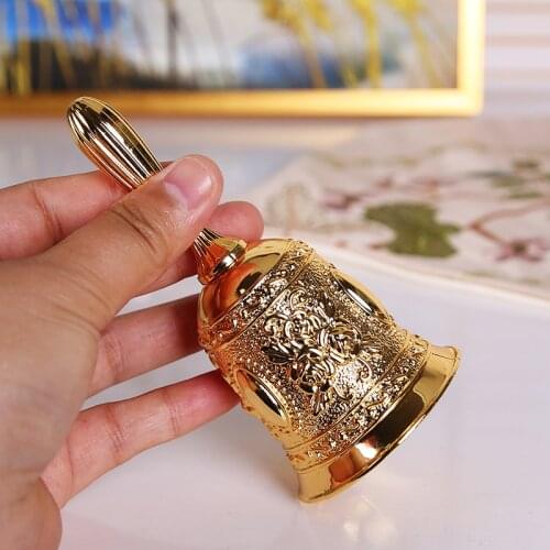Hand Call Bell Gold Silver Multi-Purpose Bells for Craft Wedding Decoration Alarm School Church Classroom Bar Hotel Vintage Bell
