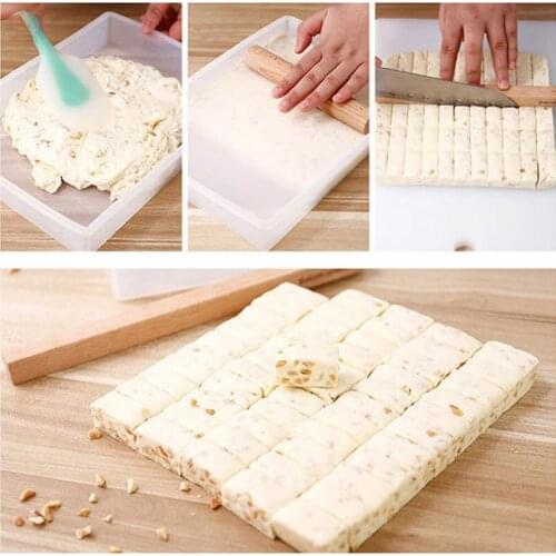 DIY Nougat Tray Set Wooden Cutting Rolling Pin Baking Candy Tools Cake Decorating Tools B1