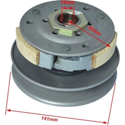 Motorcycle Belt Pulley Driven Wheel Clutch Assembly For GY6 125cc 150cc 152QMI 157QMJ Moped Scooter TaoTao Spare Parts