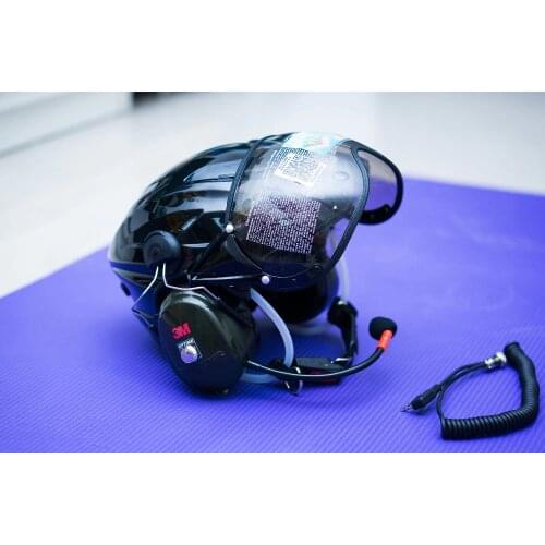 DreamFly MX-02 Comunication Helmet Half Face Powered Paragliding Paramotor Headset Delta Wing powered hang glider PPG GoPro Base