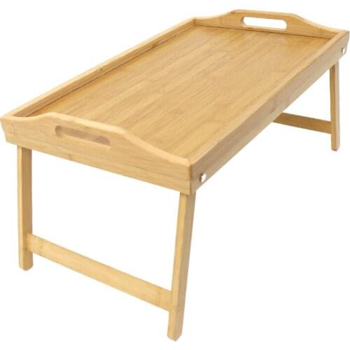 Laptop Table Portable Notebook Computer Desk Small Coffee Desk in Bed Snack Table Uncoated Tea Tray