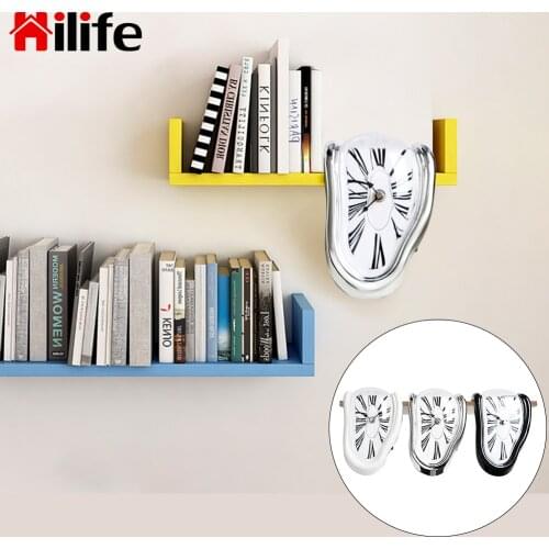 Surreal Distorted Wall Clock Surrealist Salvador Dali Style Clocks Home Decoration Creative Melting Clock New
