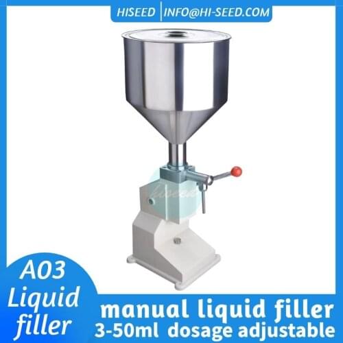 Enhanced A03 Manual Quantitative Paste Honey Filling Machine Liquid Cosmetics Filler Factory Direct Sales