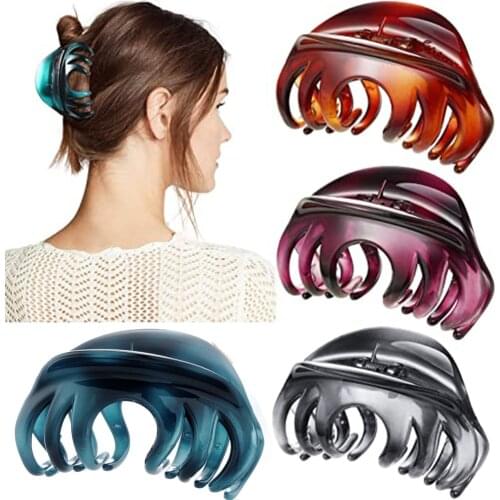 New Claw Clip for Women Girls Tough Resin Hair Claw Large Size Hair Clamps Claw Clip Crab for Hair Accessories for Hair