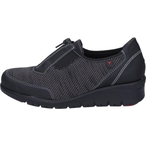 CINZIA IMPRINT Slip on woman black fabric