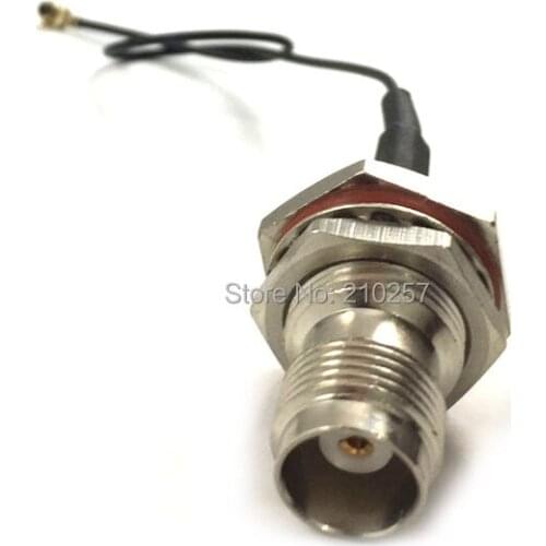 5pcs RF Tnc Connector Cable 15cm 1.13 Tnc Female to Ipex U.fl Adaptor Coaxial Cord