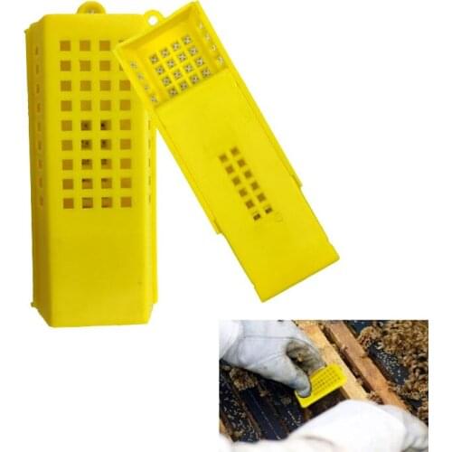 5PC Beekeeping Post Queen Bee Cage Cell Bees Tool Push Transport Lengthened Prisoner bees tools Beekeeper