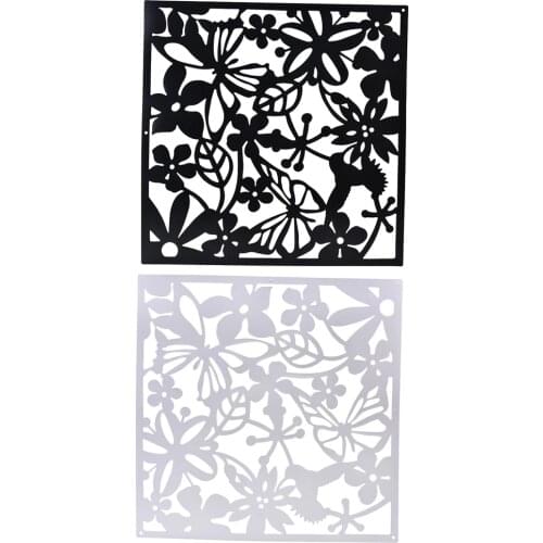 8 Pieces White & Black Hanging Room Divider Decorative Screen Panels for Living Room Bedroom Office Restaurant