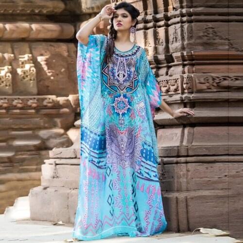 African Dresses for Women African Clothes Sexy Slim Ruffle Sleeve Robe Evening Long Dress African Print Dresses