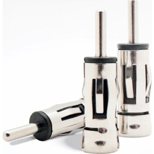 Car Vehicles Radio Stereo ISO To Din Aerial Antenna Mast Adapter Connector Plug Car Stying for VW ford chevrolet nissan peugeot