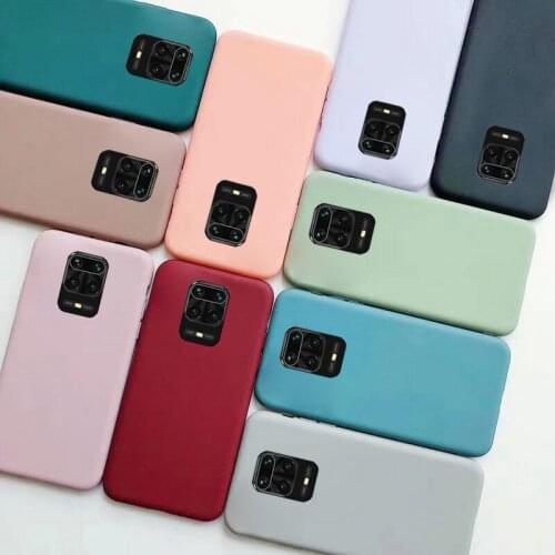 Candy color silicone phone case for xiaomi redmi 4x 4a 5a 5 plus redmi note 5 6 6a 7 7a 8 8a 9 Pro 9a matte soft tpu cover cases