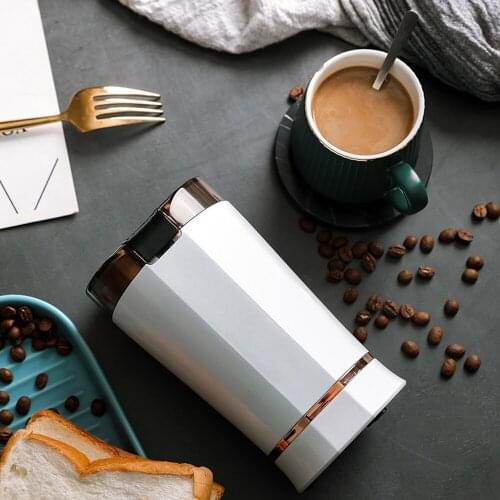Stainless Steel Electric Multigrain Grinder One-key Switch Household Powder Machine Desktop Miscellaneous Grains Coffee Grinder