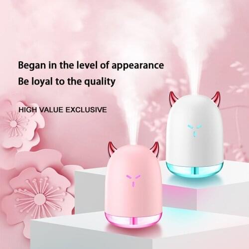 ELOOLE Cute USB Humidifier Household Bedroom Small Mini Air Purification Small Moisturizing Aromatherapy Car Humidificador