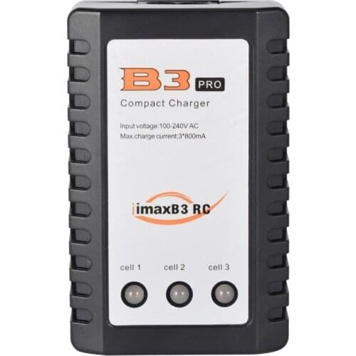 IMAX B3 Pro RC Compact Charger AC 2S 3S Lipo Battery Adapter 7.4V 11.1V Fast Balance Charger + US Power Supply