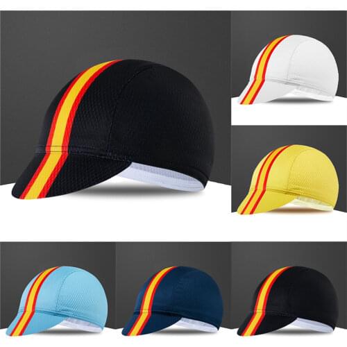 2019 New Spain Flag Cycling Cap Bike Hat Breathable Gorra Ciclismo Quick Dry Headwear One Size Sports Caps Cycle Hats Men Women