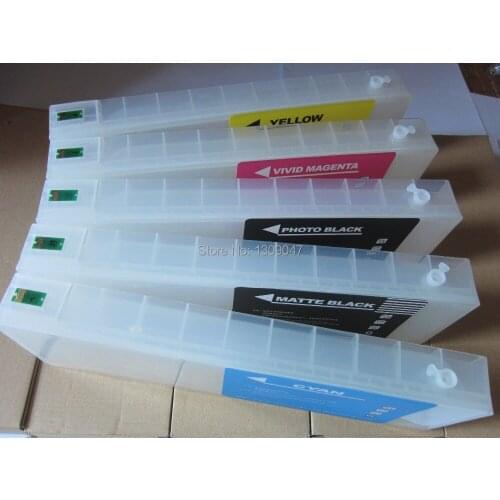 Value combination refillable cartridge with 1pcs cartridge resetter 1pcs tank resetter for Ep Stylus Pro 9700 printer