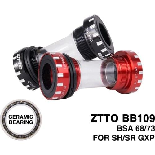 Ceramic Bearing BB109 Bottom Brackets For BSA68 ISO 73 BSC BSA MTB Road bike 24mm 22mm GX m8000 Bottom Brackets DA r8000