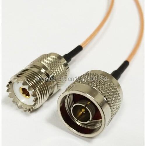 New Modem Coaxial Pigtail UHF Female Jack Connector Switch N Male Plug Connector RG316 Cable 15CM 6" Adapter