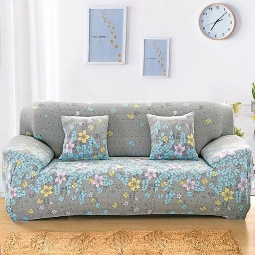 Beautiful Spring Flower Sofa Cover For Living Room