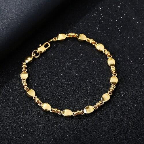 Hot Sale Luxury Heart Bracelet for Women Gold Color Charm Bracelet Pulseiras Famous Love Chain Bracelet Fashion Jewelry