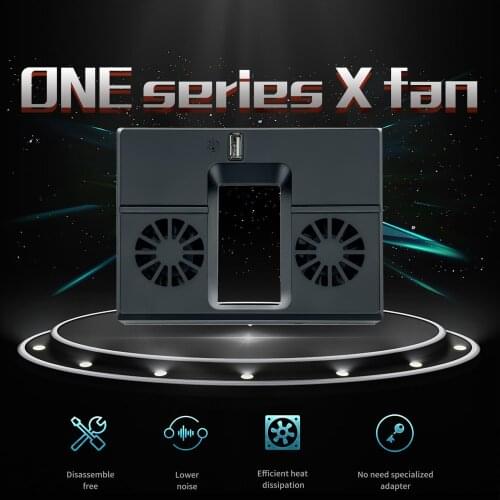 Cooling Fan For xbox series X Dual Controller Charger Dock Station Slim Vertical Stand USB Cooling Bracket For xbox Console