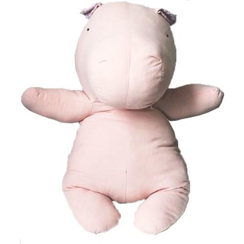 Cute Comfortable Hippo/Crocodile/Rhino For Baby Room Decorations Pillow