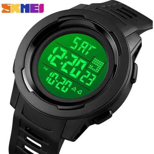 SKMEI Japan Electronic Movement Men Watches Sport Wristwatch Male 5Bar Waterproof Stopwatch LED Digital Clock Relogio Masculino