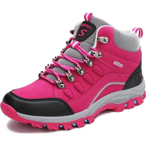 Plus Size High Top Non-slip Women Sports Shoes Womens Sneakers 2021 Sport Shoes Women Running Shoes for Women Red Boty GME-1889