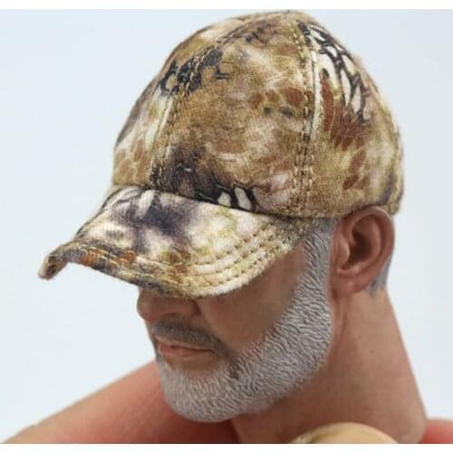 1/6 scale soldier male camouflage baseball cap soldier baseball cap model for 12-inch movable doll accessory toy hat Boys PVC