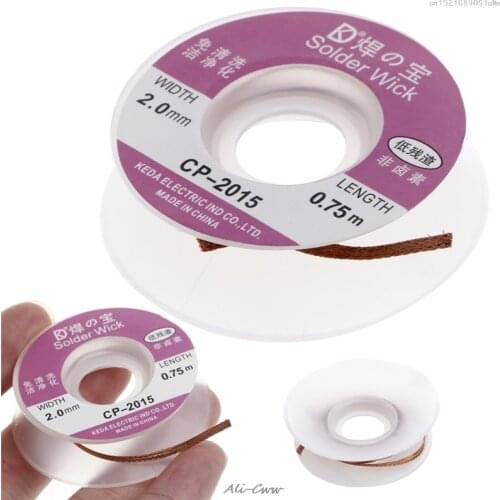 2018 Desoldering Solder Braid Wick Remover Cable Wire New
