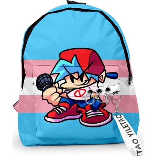 2021 Hot Sale Friday Night Funkin Bag 3D Print Schoolbags Teenager School Bags For Boys Girls Laptop Book Bag