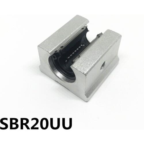 4pcs SBR20UU 20mm Linear Ball Bearing Block Router Free shipping SBR20