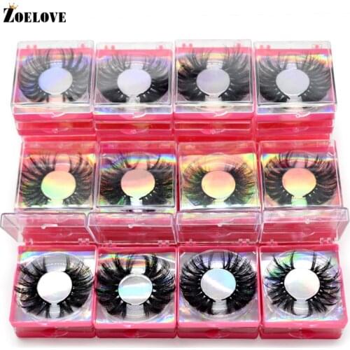 5D Mink Lashes Wholesale Mink Eyelashes In Bulk Fluffy False Eyelashes Packaging Box Bulk 25mm Lash Wholesale Eye Lashes Vendor