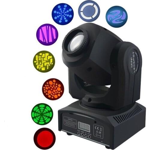 60W LED stage lighting Full color mini LED moving head beam light pattern light ktv bar party DMX512