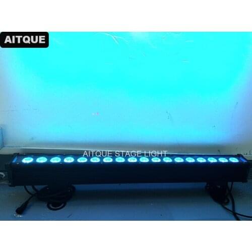 8pcs Stage effect new design high power led outdoor wall washer light 18x10w rgbw led wall washer
