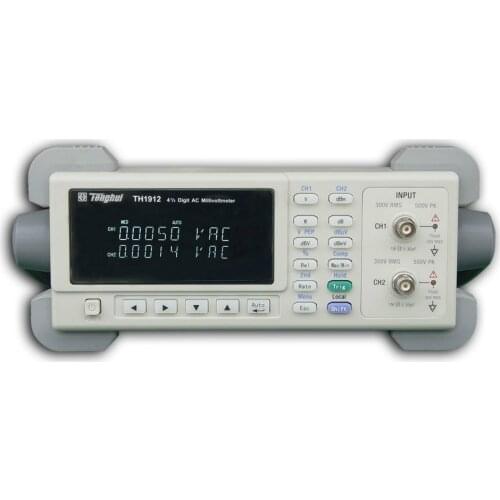 Fast arrival TH1912 4 1/2 power meter Dual channel digital ac millivoltmeter Voltmeter