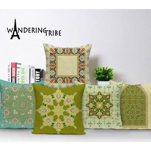 Nordic Decoration Home Throw Pillowcase Shabby Chic Kissen Boho Pillow Sofa Cushion Covers 45*45 Geometric Pillows Cushions