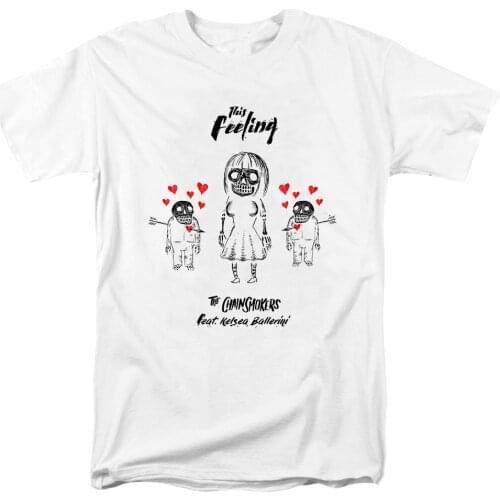 10 Designs The Chainsmokers Electronic DJ Streetwear Brand Shirt Fitness 100%Cotton Skateboard Illustration Tee EDM-Pop