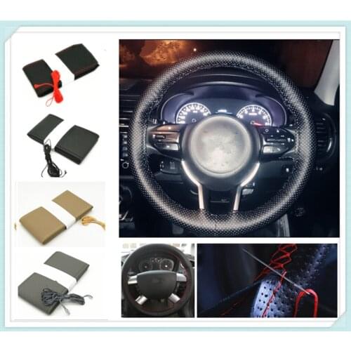 Car steering wheel cover / diameter 36cm 38cm 40cm for Ford SVT Reflex Freestar F150 Crown BF 4-Trac