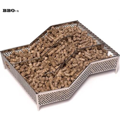 Cold Smoke Generator Box Stainless Steel Apple Wood Pellet Smoker Box BBQ Grill Accessories Cooking Tools Bacon Kitchen Picnic