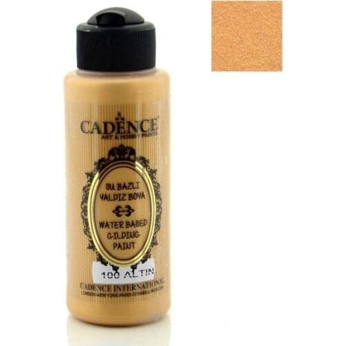 Cadence Yaldzlı Paint 100-Altın 120ml