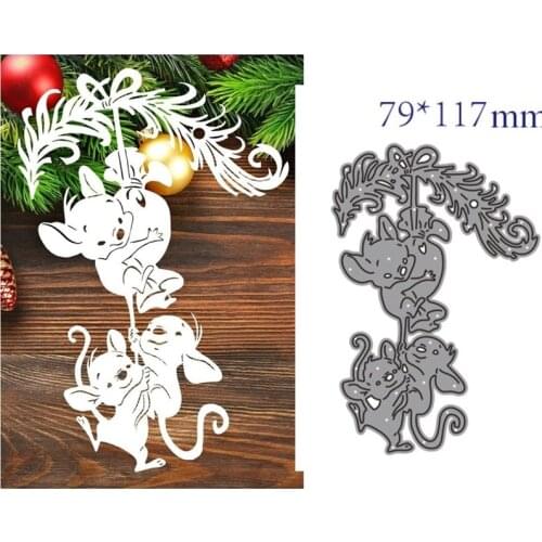 Metal cutting dies cut die mold Animal mouse decoration Scrapbook paper craft knife mould blade punch stencils