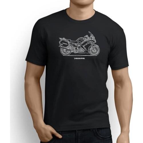 T-Shirt Men 2019 New Print Men T Shirt Summer Japanese Motorcycle Fans Fjr1300 2012 Inspired Motorcycle Hip Hop Street T-Shirt
