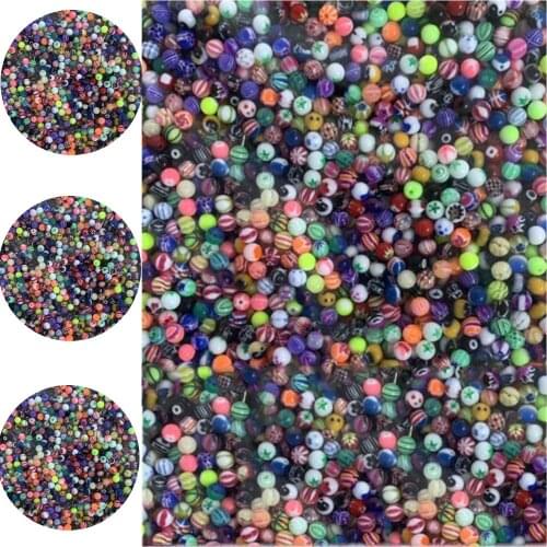 Wholesale 50pcs/lot 6mm Acrylic Big Ball Balls Replacement Nose Barbell Earring Tongue Eyebrow Ring Body Piercing Sexy Jewelry