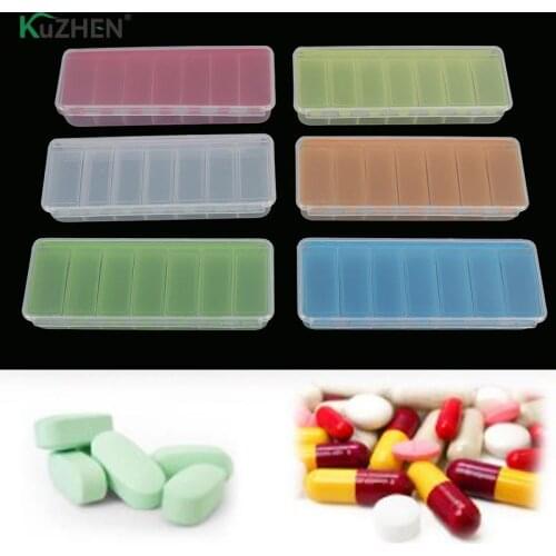 Daily Medicine Organizer For Vitamins, Fish Oils Extra Large Pill Organizer For Travel, Weekly Pill Box, 7 Day Jumbo Pill Box