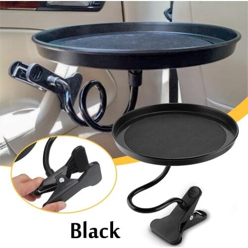 Swivel Bracket Food Tray For Car Adjustable Non-Slip Folding Drink Coffee Bottle Organizer Dining Table Cup Holder Swivel Tray