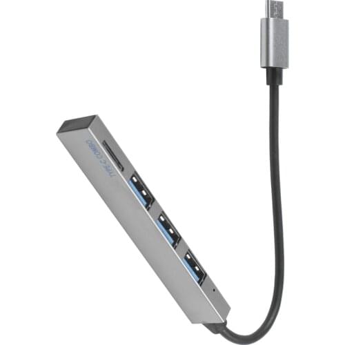 Type-C To 3 Usb Hub Expander Ultra-Thin Mini Portable 3-Port Usb 2.0 Hub Usb C Hub Type C Hub Ethernet Adapter