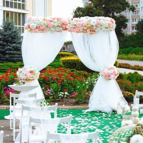 48CM*10M Sheer Crystal Organza tulle roll Fabric For Wedding Party Decoration DIY Tutu Dress Birthday Party Supplies 8ZSH015-1