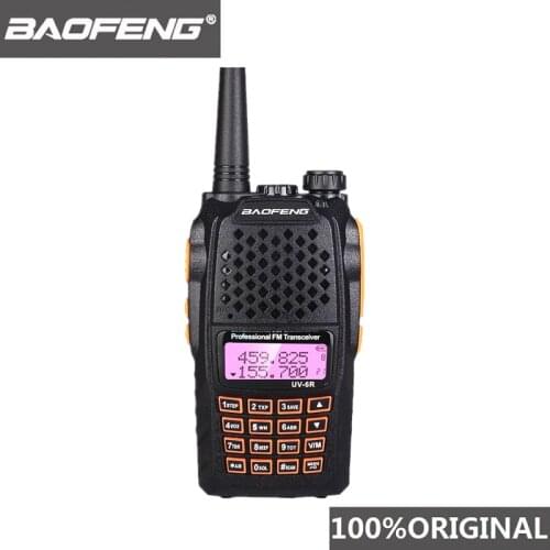 Baofeng UV-6R Walkie Talkie 7W Professional CB Radio Dual Band 128CH LCD Display Wireless Pofung UV6R Portable Ham Two Way Radio